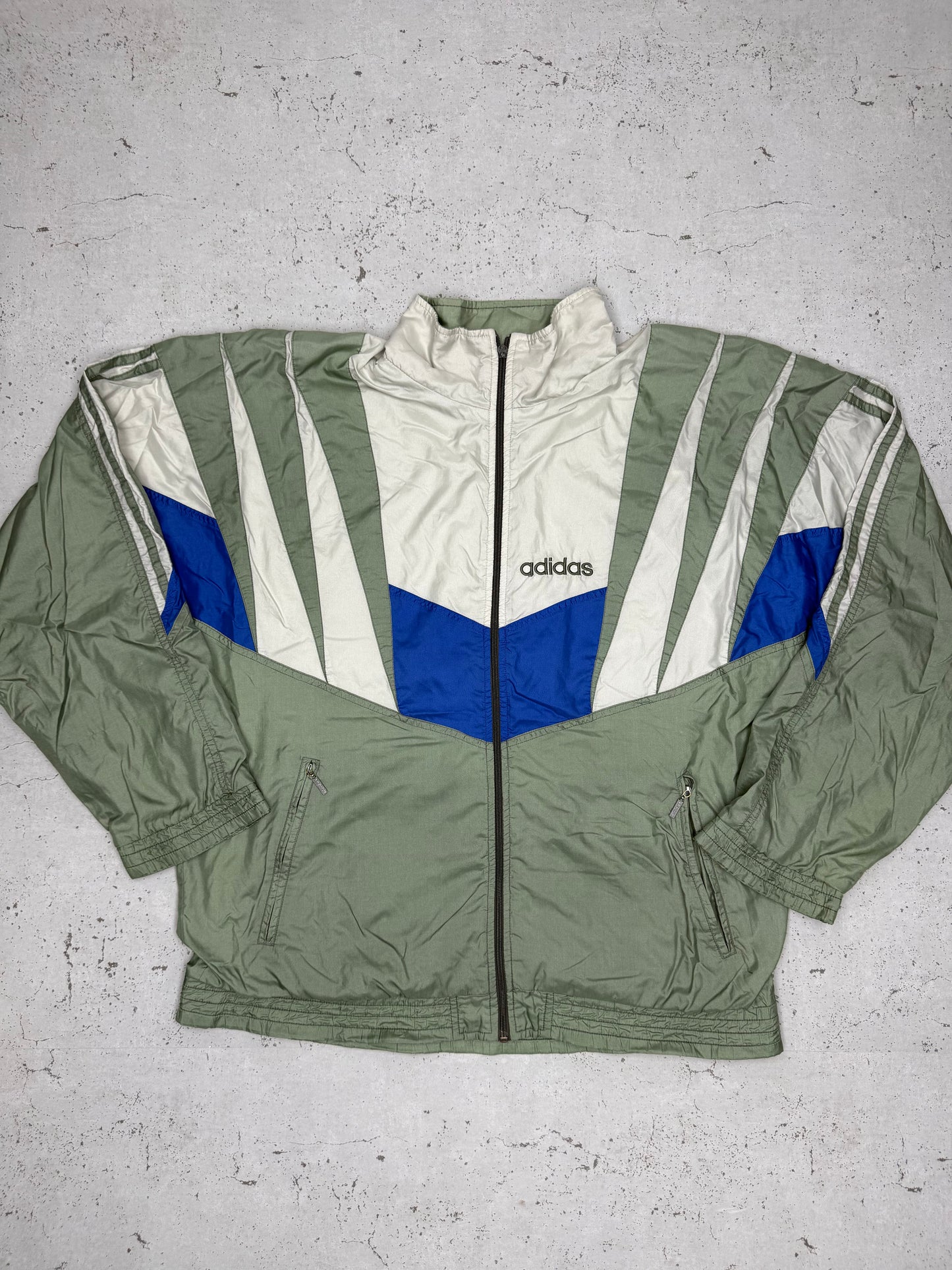 Adidas vintage Y2K Trackjacket Windbreaker Jacke XL