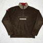 Napapijri vintage warmer Fleece Zip Sweatshirt Sweater L