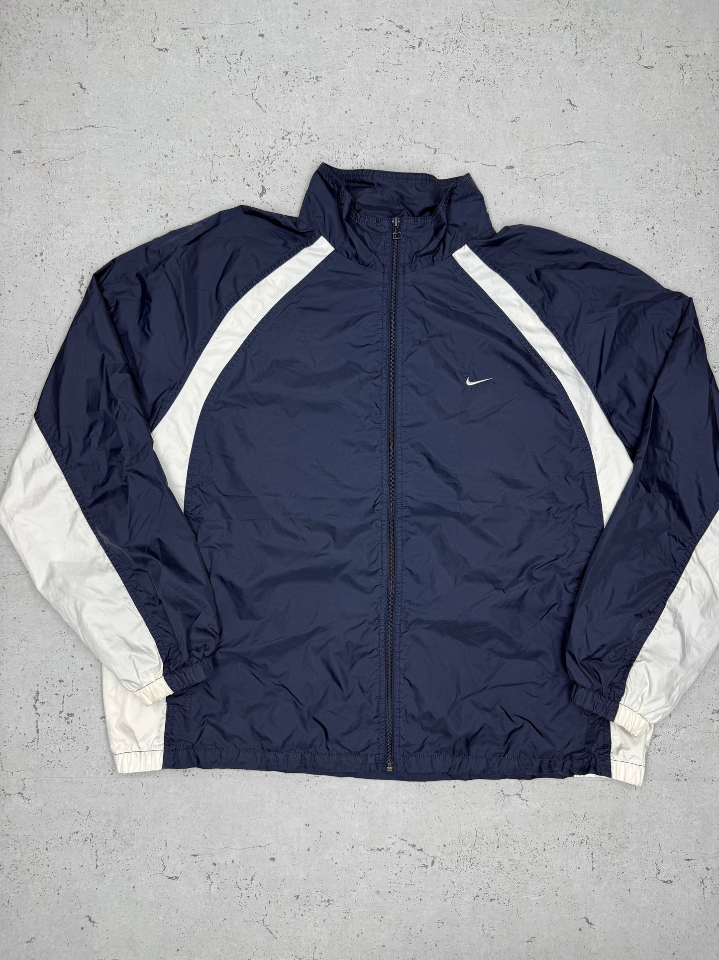 Nike vintage small swoosh embroidered Trackjacket Windbreaker Jacke XXL