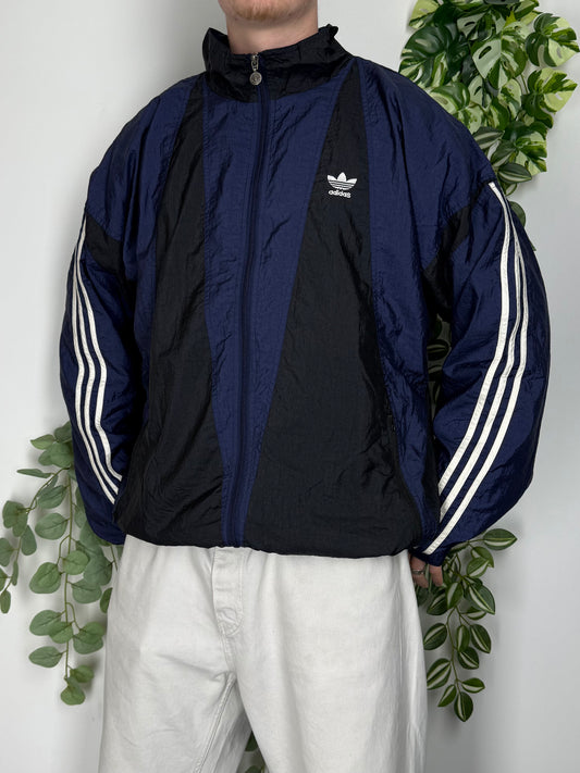 Adidas 90s vintage oversized Windbreaker Trackjacket Jacke L