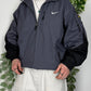 Nike vintage Big Logo Swoosh embroidered Trackjacket Windbreaker Jacke XL