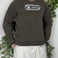 Adidas vintage big Logo embroidered Sweatshirt Sweater S