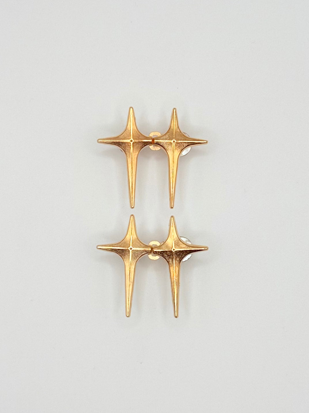 StarHold Clips Gold – 4er Set – Jeans & Jacken enger machen / croppen Y2K Gürtel