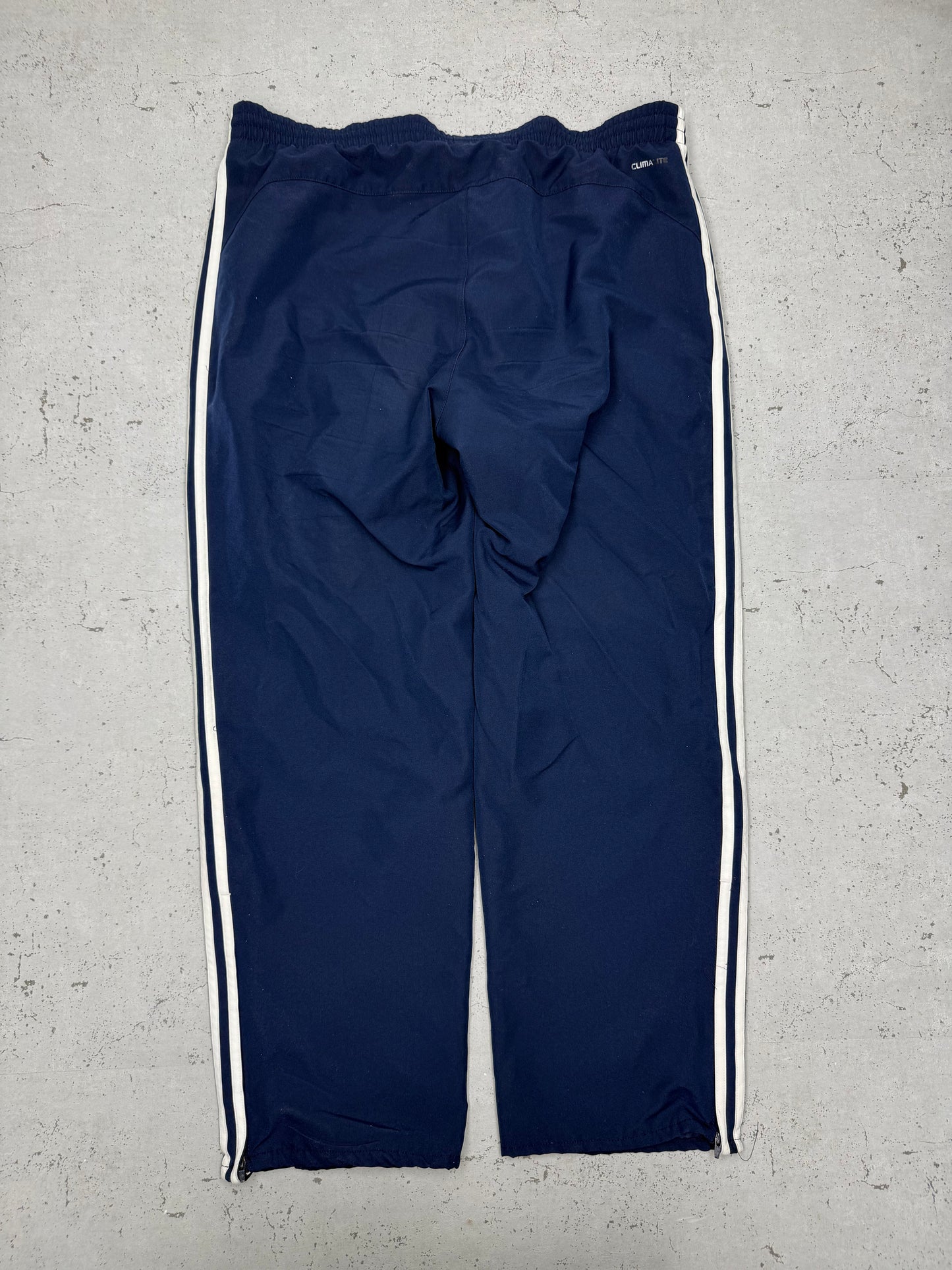 Adidas vintage Trackpants Three Stripes baggy Fit Jogginghose blau L