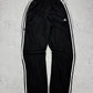 Adidas vintage Trackpants Three Stripes Jogginghose schwarz M