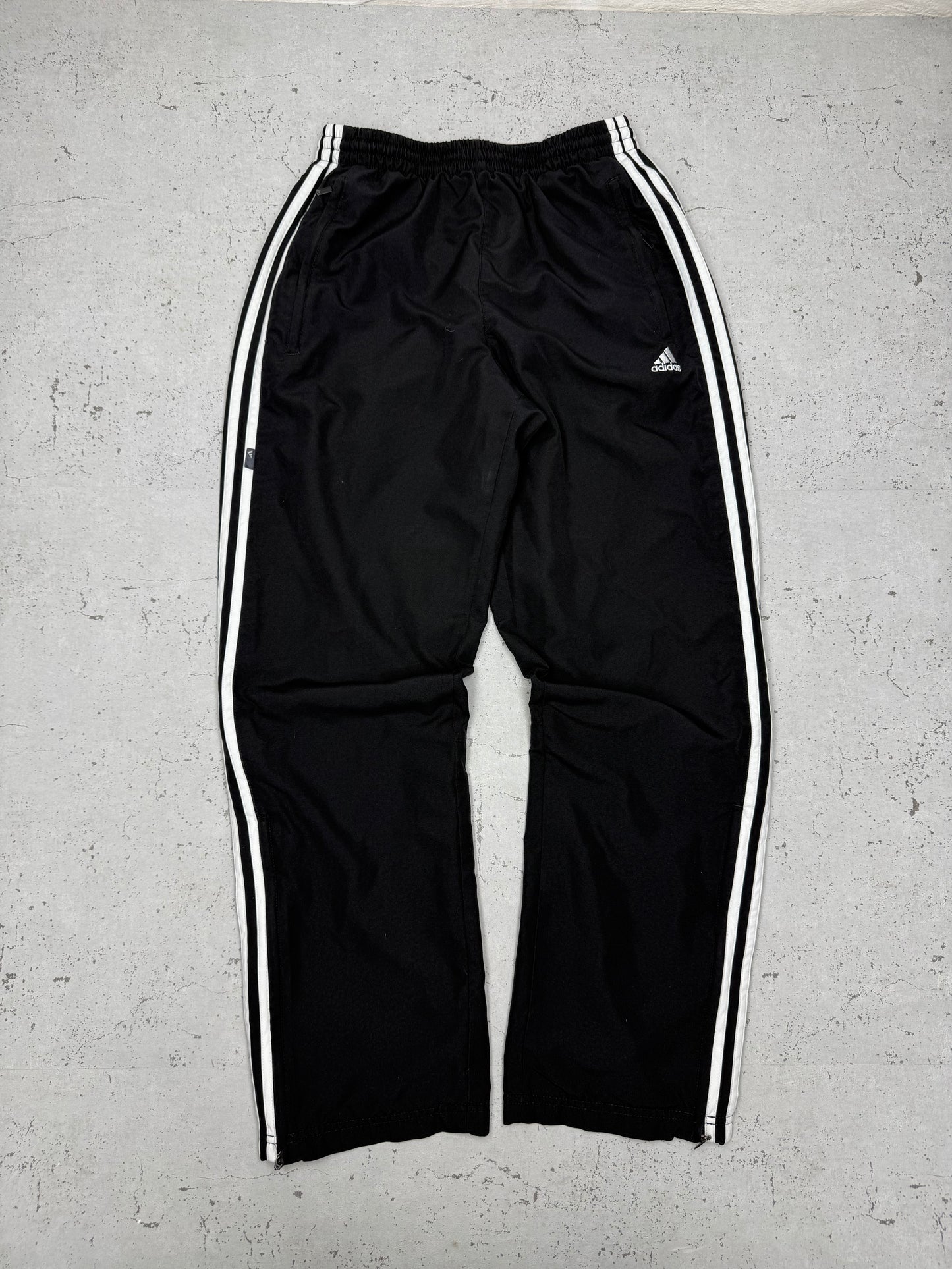Adidas vintage Trackpants Three Stripes Jogginghose schwarz M