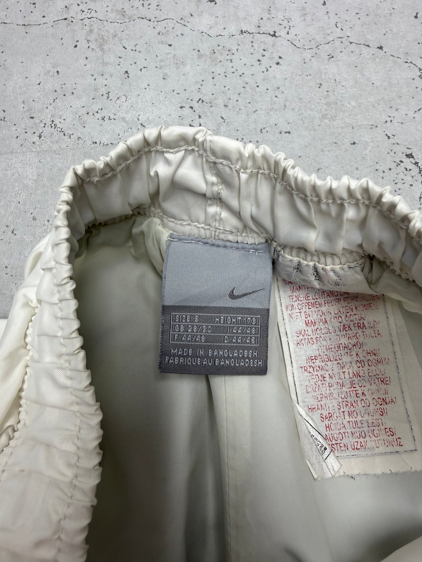 Nike vintage Trackpants baggy Fit Jogginghose weiß S