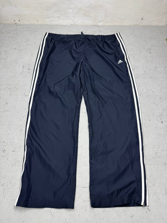 Adidas vintage Trackpants Three Stripes baggy Fit Jogginghose blau XXL