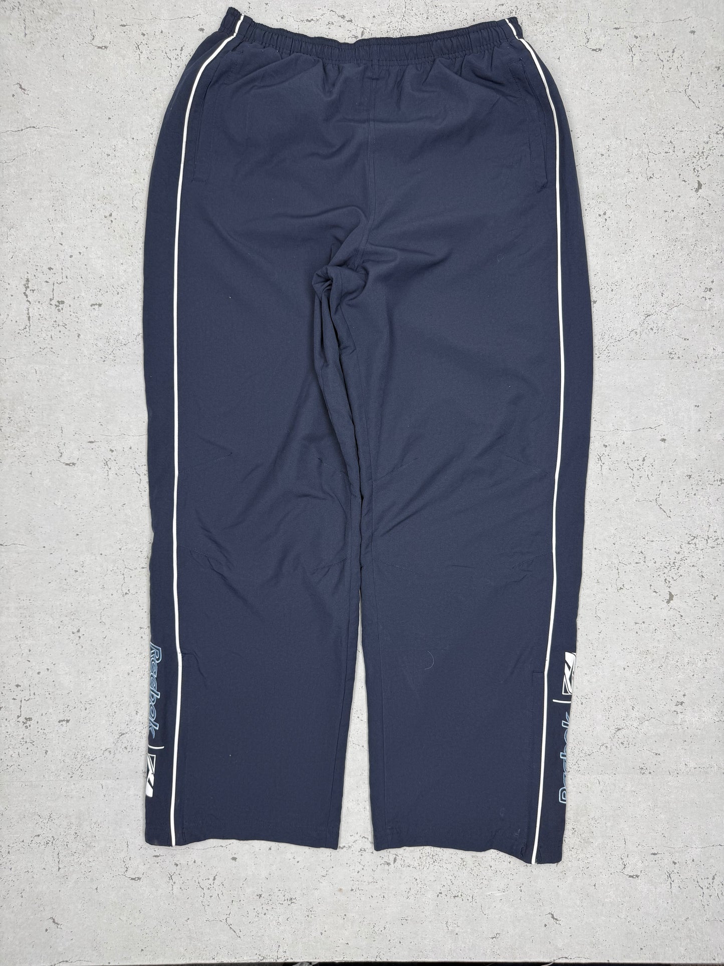 Reebok vintage Baggy gefütterte Trackpants Jogginghose Jogger XL