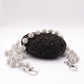 „Crystal Sphere“ Doppellagige Strass-Hosenkette Iced Out