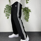 Adidas vintage Trackpants Three Stripes Jogginghose schwarz M