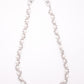 „Silver Pearl“ Perlen-Hosenkette Wallet Chain mit Silber-Details Y2K Streetstyle