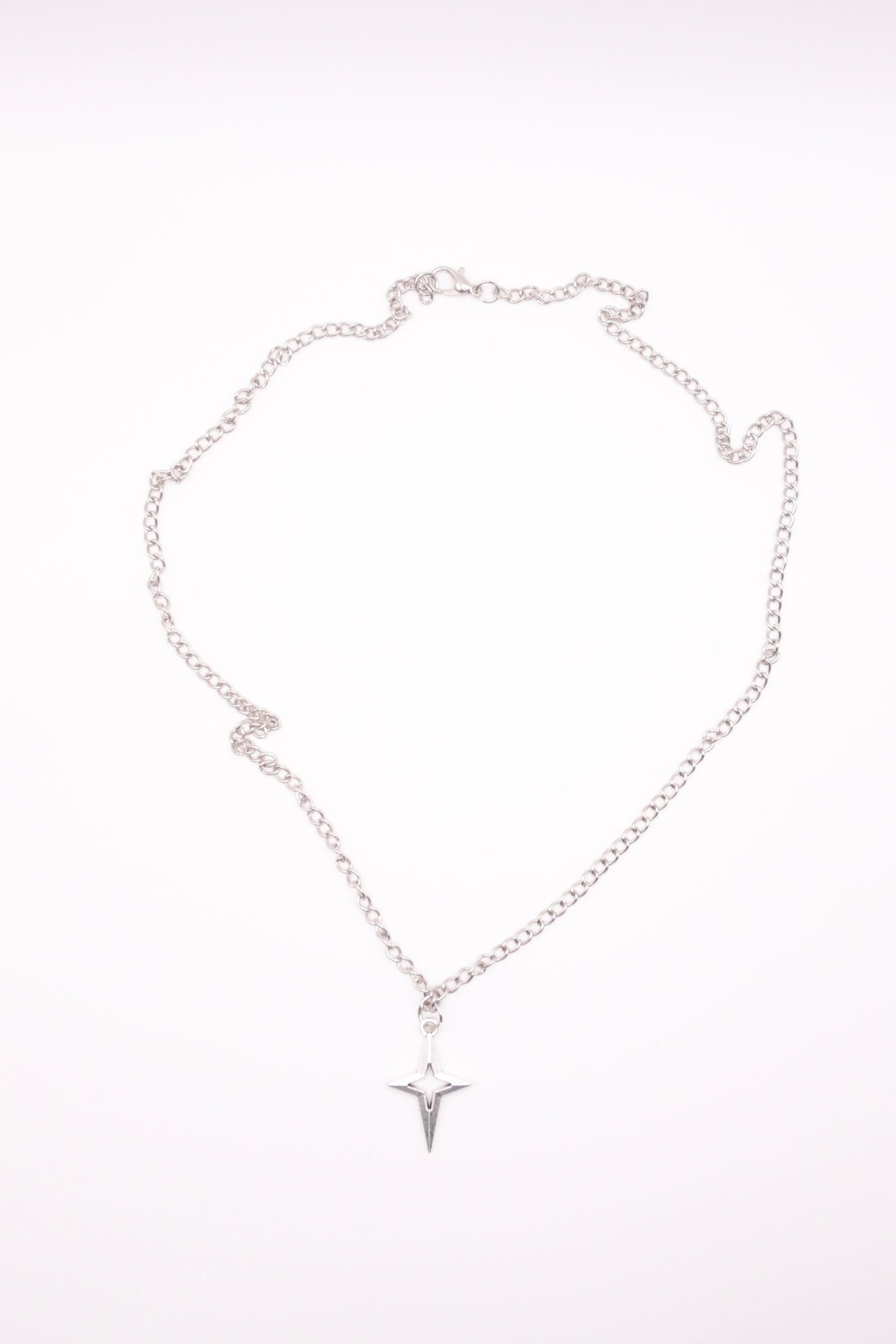 Silberkette mit Stern-Anhänger – Y2K Star Necklace | Streetwear Surfer Hip Hop Look
