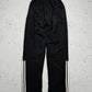 Adidas vintage Trackpants Jogginghose Jogger Three Stripes schwarz S