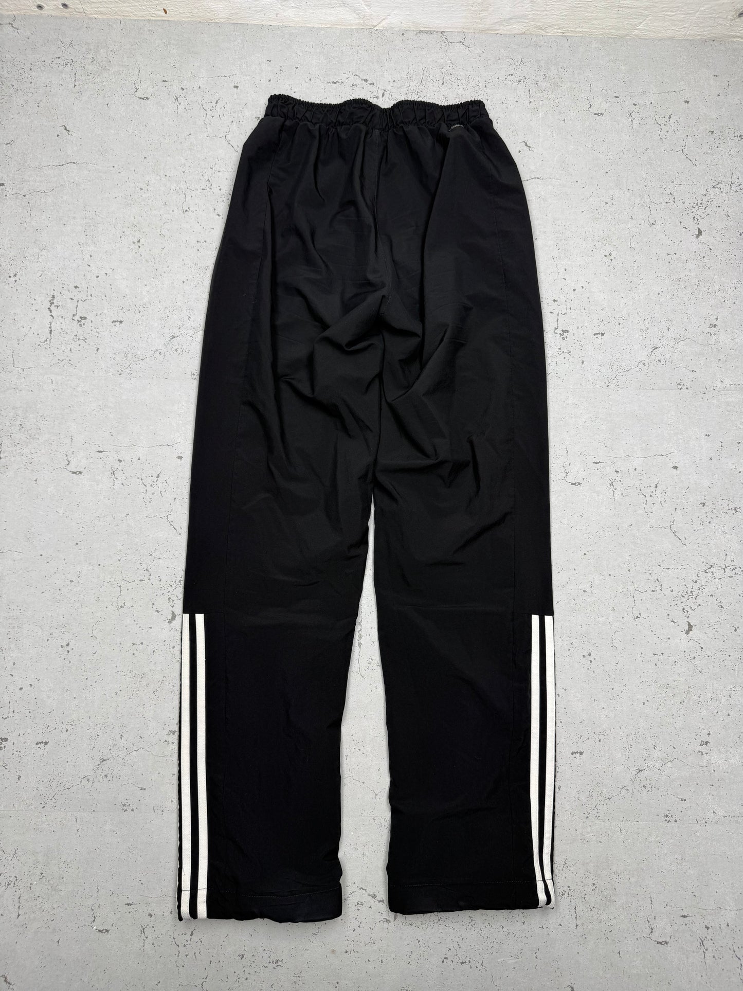 Adidas vintage Trackpants Jogginghose Jogger Three Stripes schwarz S
