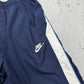 Nike vintage Trackpants Jogger Jogginghose streetwear baggy Fit blau XS