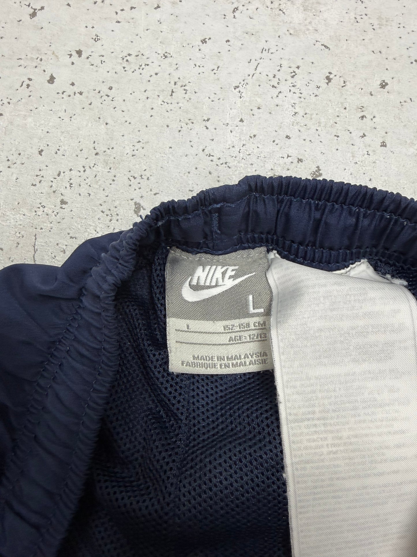 Nike vintage Trackpants Jogger Jogginghose streetwear baggy Fit blau XS
