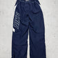 Nike vintage Trackpants Jogger Jogginghose streetwear baggy Fit blau XS
