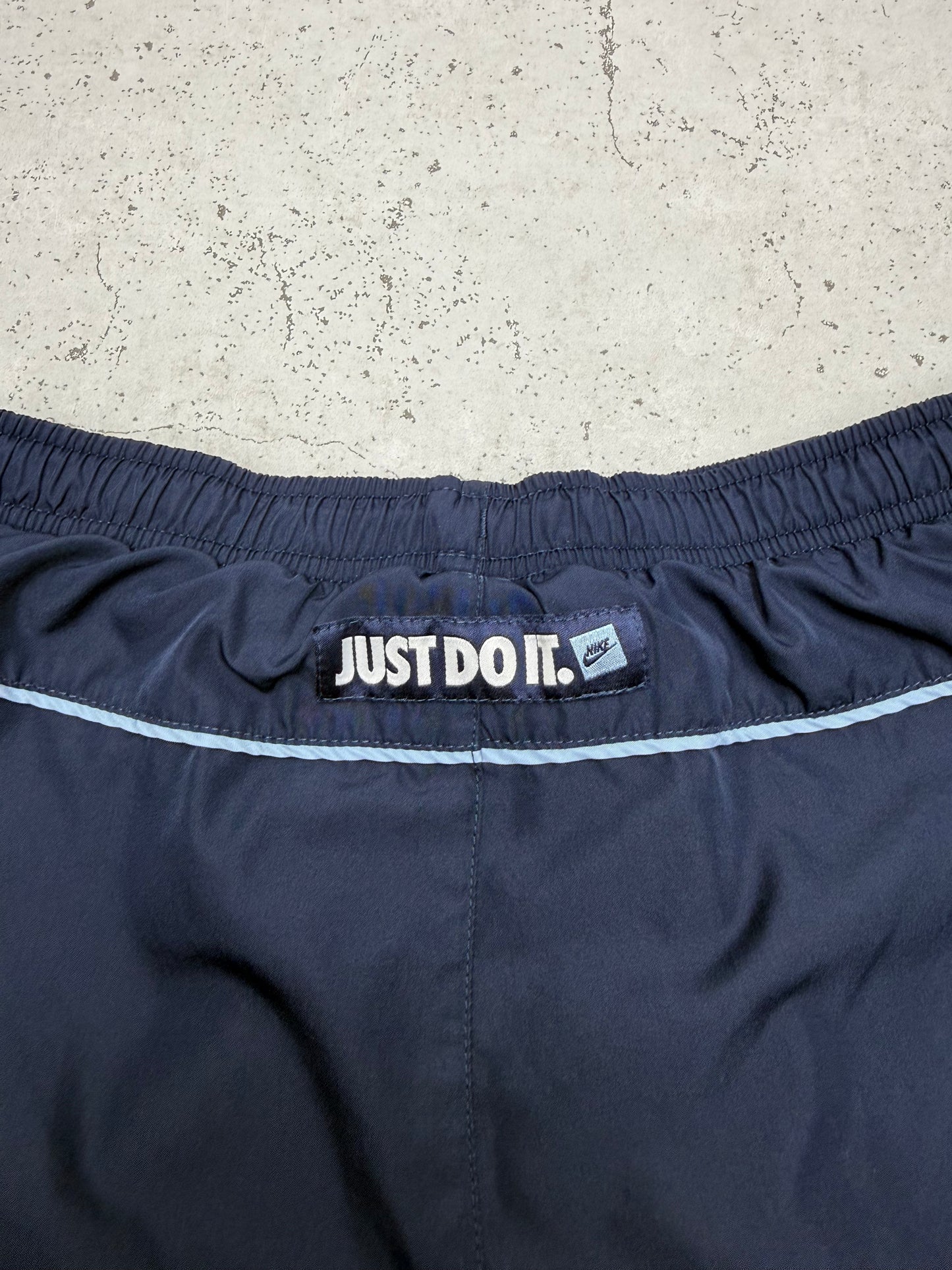 Nike vintage Trackpants Jogger Jogginghose streetwear baggy Fit blau XS