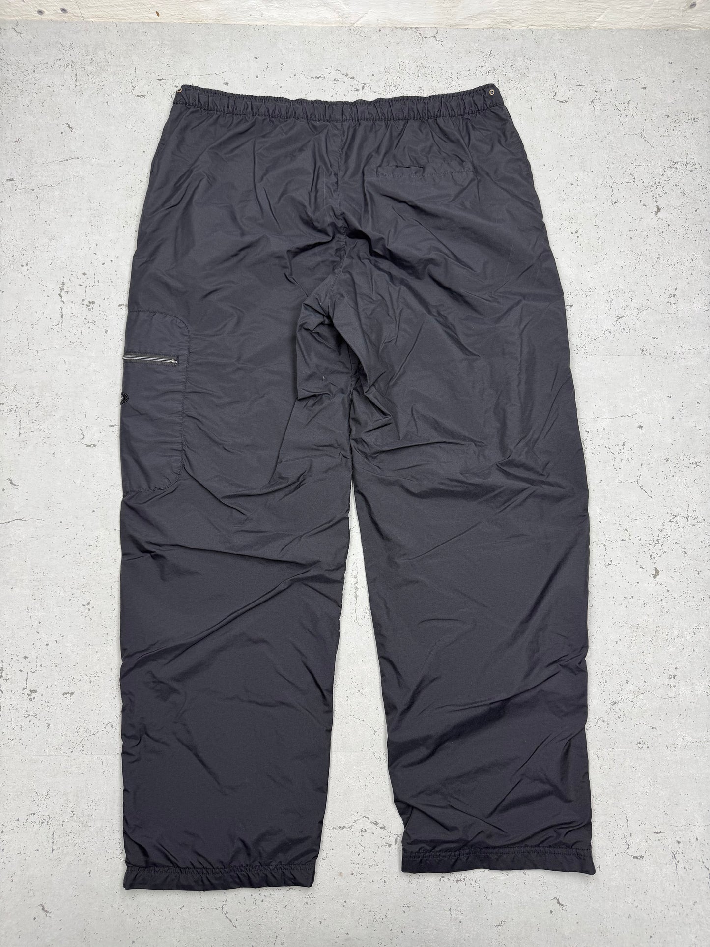 Nike vintage Trackpants Jogger Jogginghose streetwear baggy Fit schwarz XL