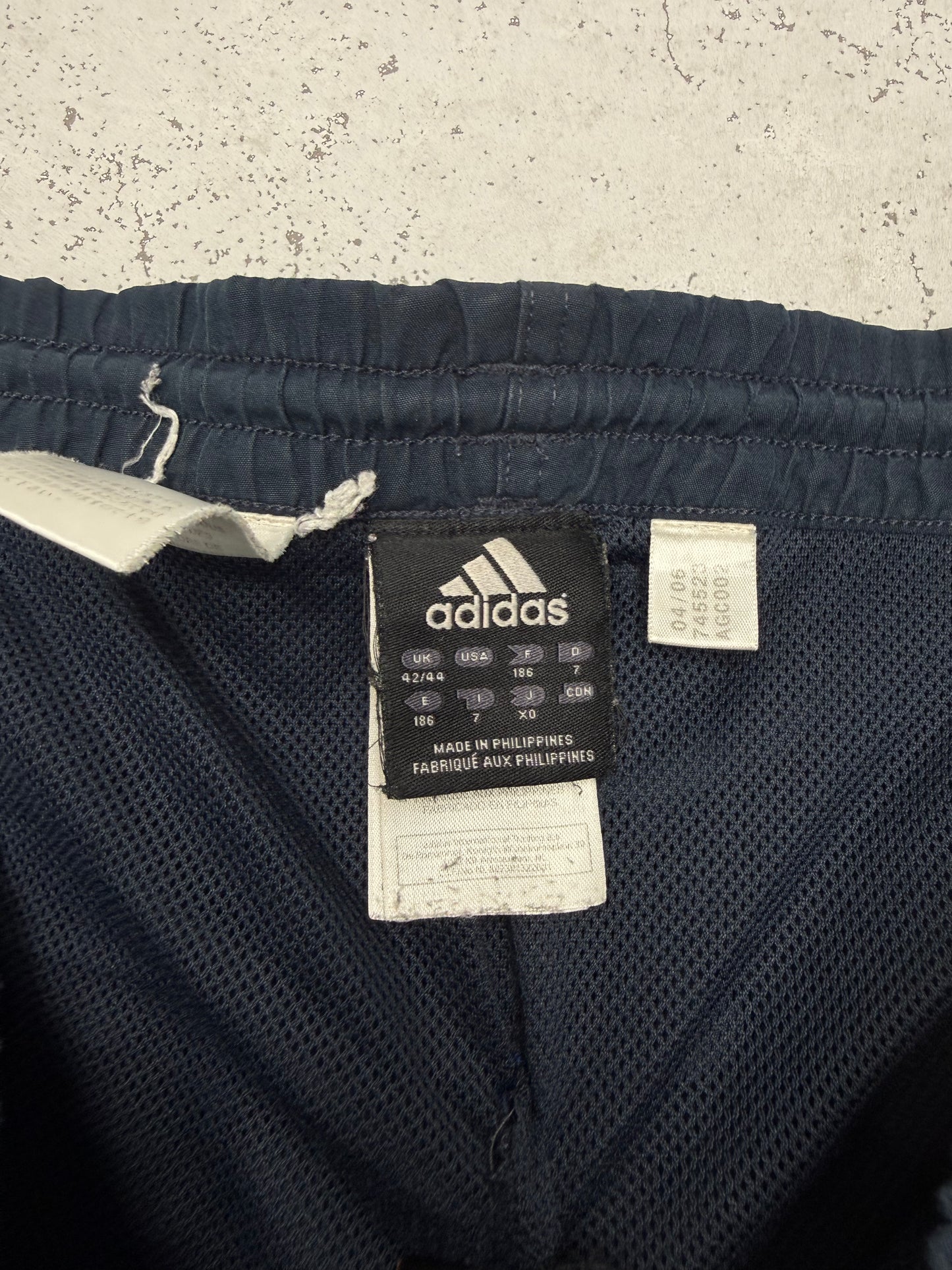Adidas vintage Trackpants Jogger Jogginghose streetwear baggy Fit blau L