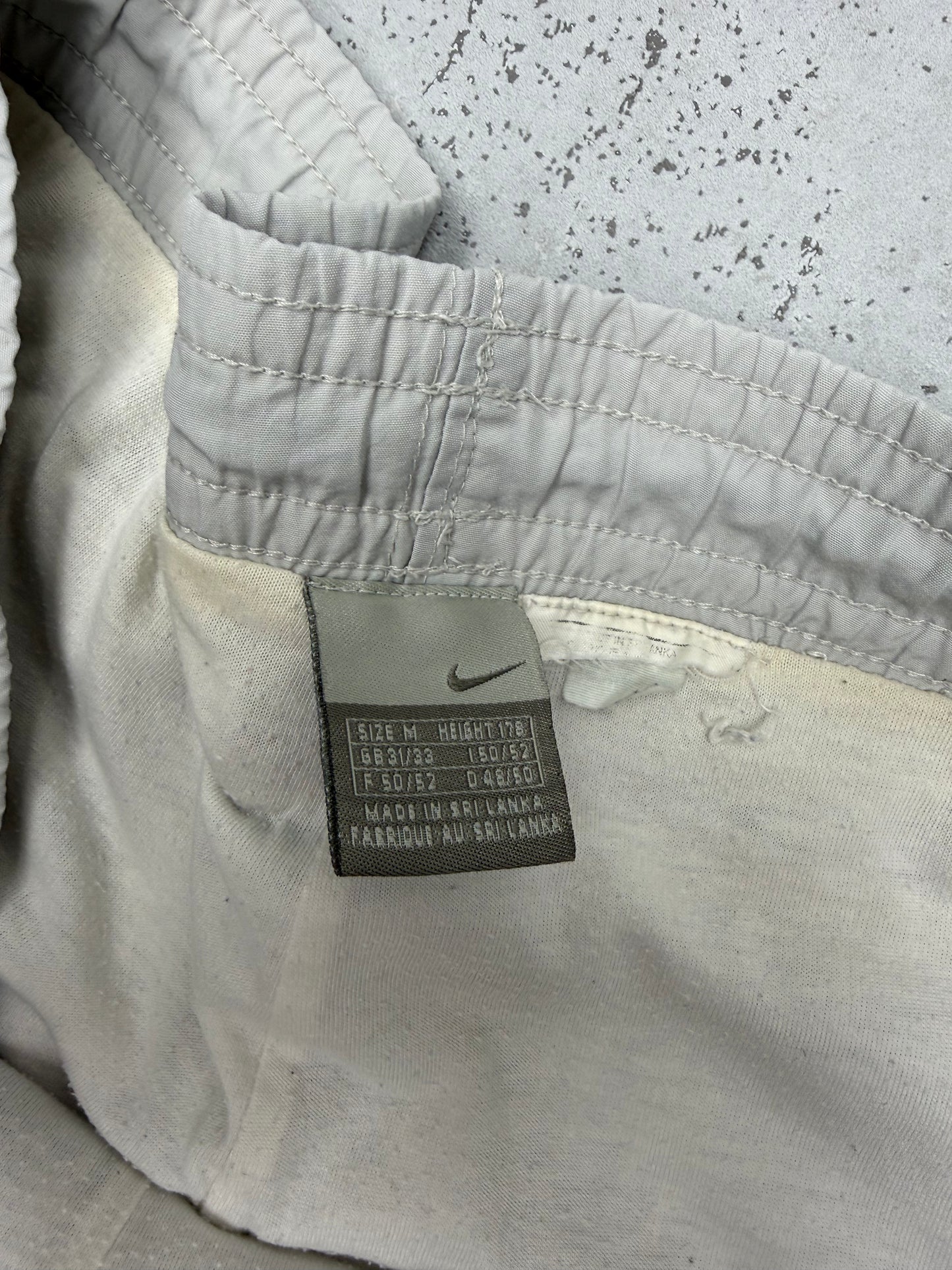 Nike vintage Trackpants Jogger Jogginghose streetwear baggy Fit grau M