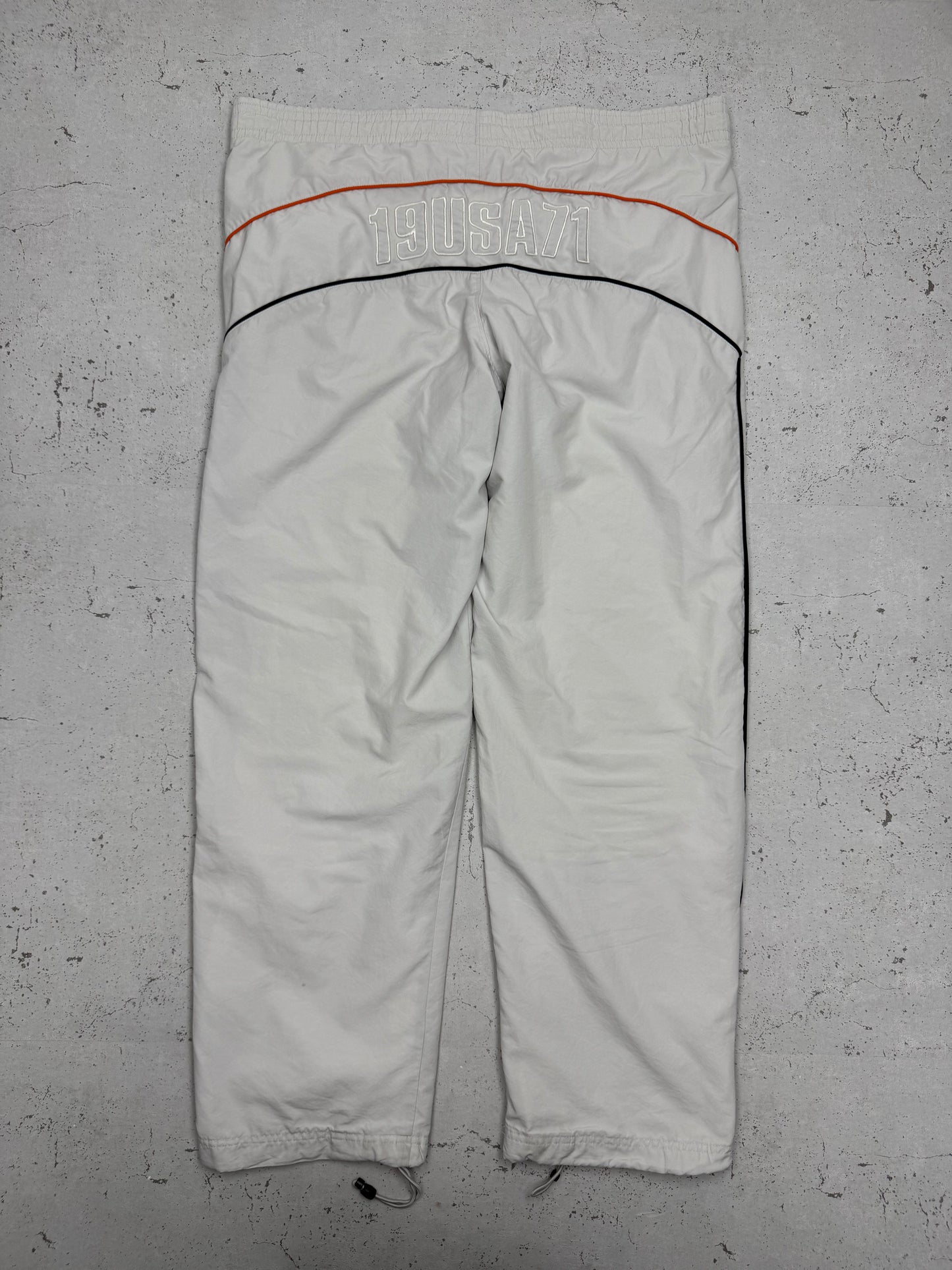 Nike vintage Trackpants Jogger Jogginghose streetwear baggy Fit grau M