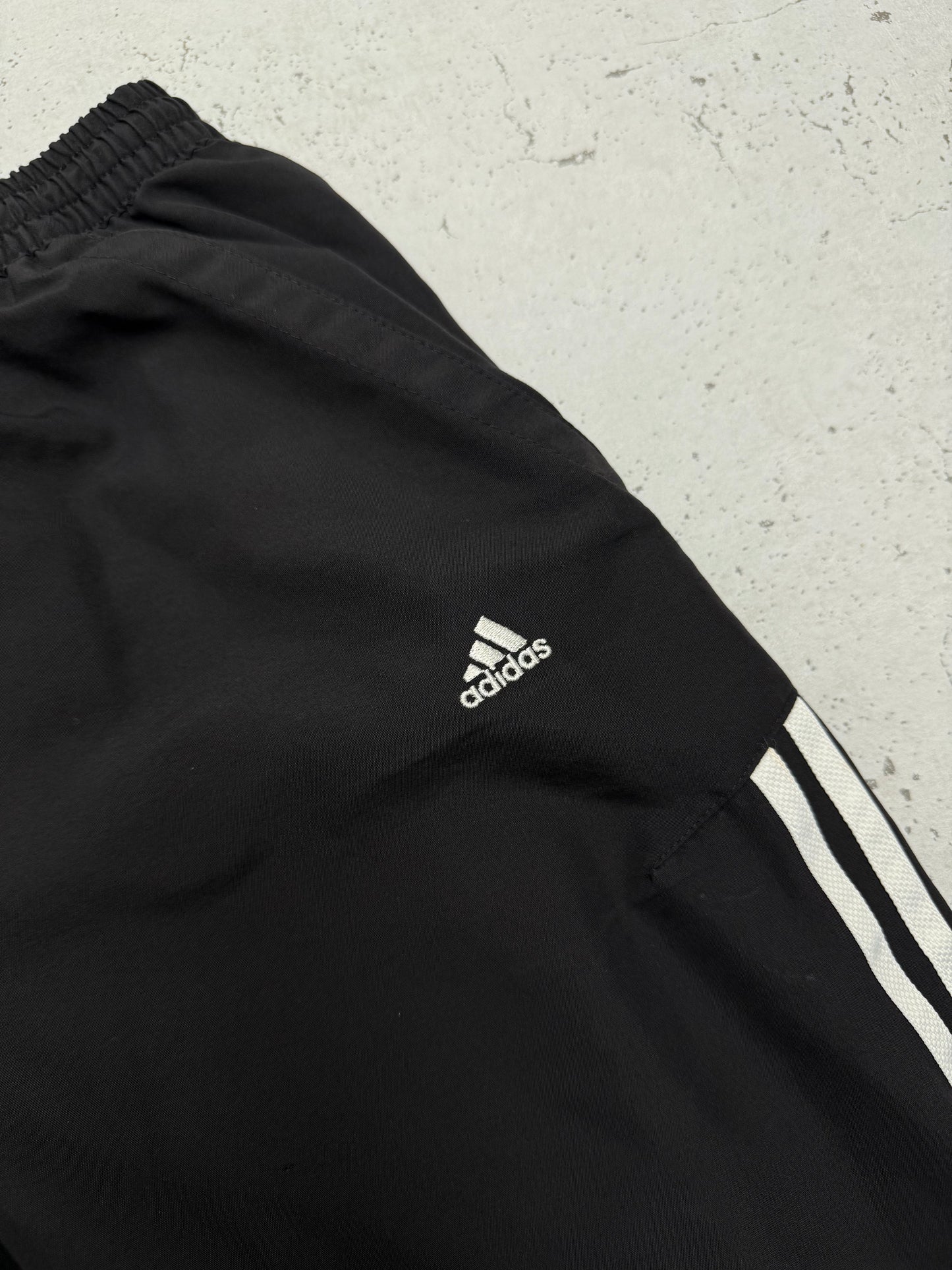 Adidas vintage Trackpants Jogger Jogginghose streetwear baggy Fit schwarz S