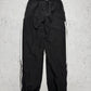 Adidas vintage Trackpants Jogger Jogginghose streetwear baggy Fit schwarz S