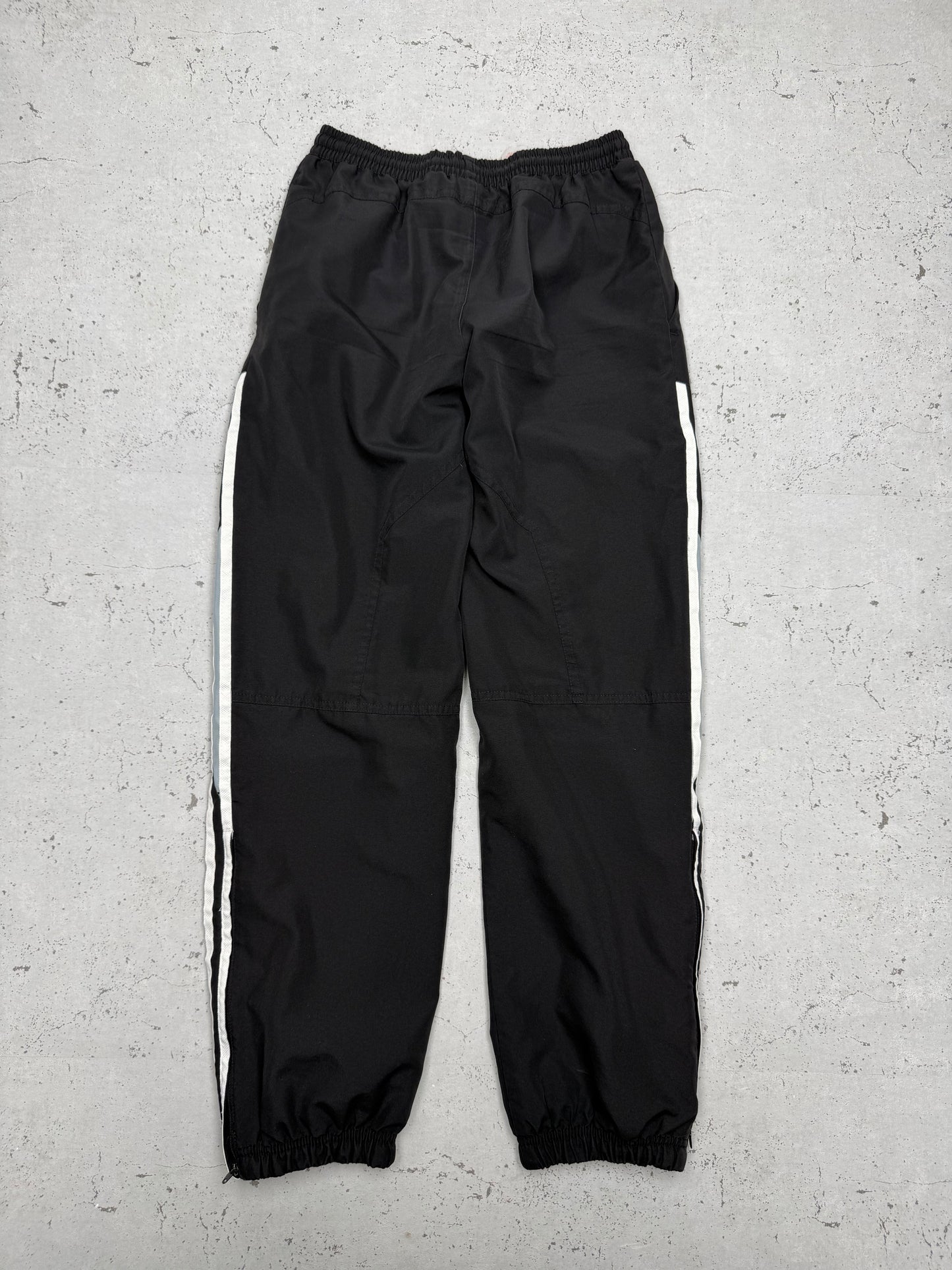 Adidas vintage Trackpants Jogger Jogginghose streetwear baggy Fit schwarz S