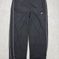 Nike vintage Trackpants Jogger Jogginghose streetwear baggy Fit schwarz XL