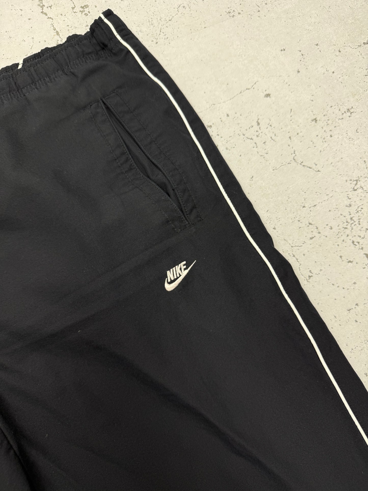 Nike vintage Trackpants Jogger Jogginghose streetwear baggy Fit schwarz XL