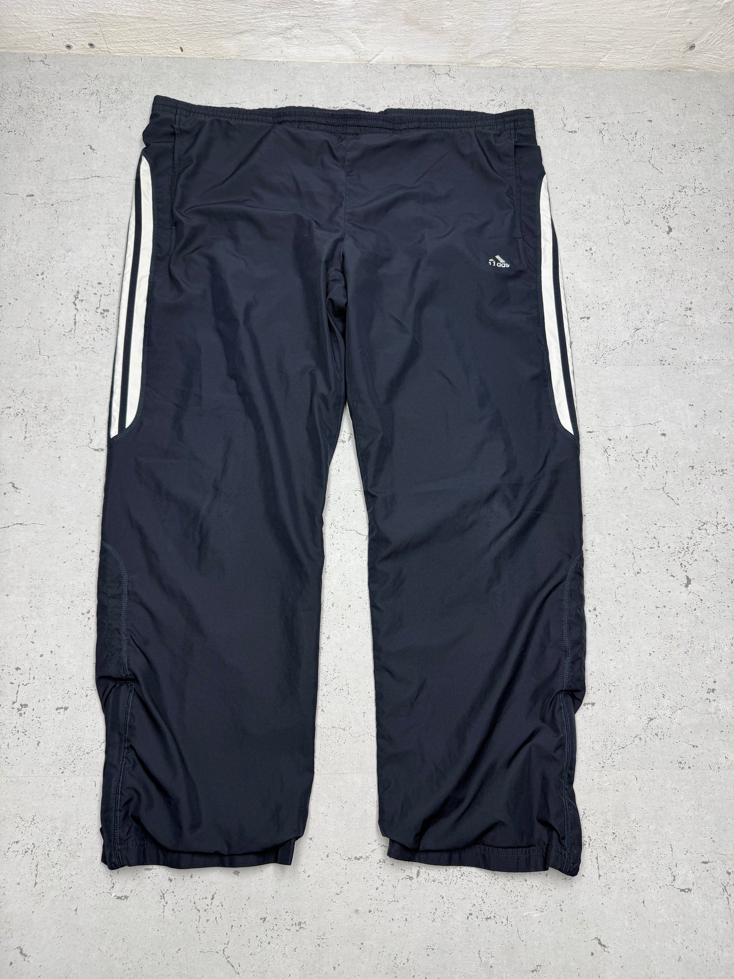 Adidas vintage Trackpants Jogger Jogginghose streetwear baggy Fit blau XL