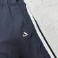 Adidas vintage Trackpants Jogger Jogginghose streetwear baggy Fit blau XL