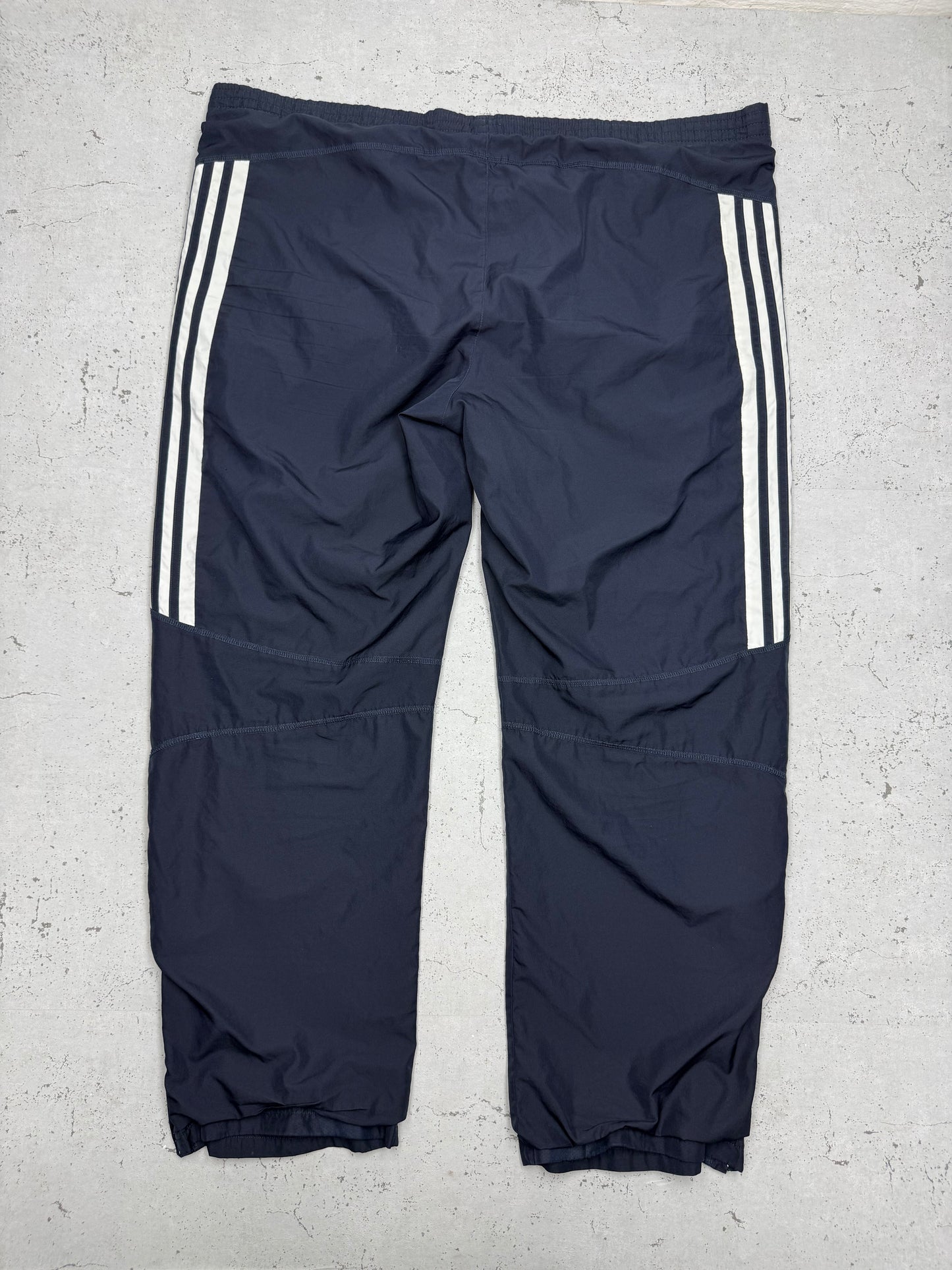 Adidas vintage Trackpants Jogger Jogginghose streetwear baggy Fit blau XL