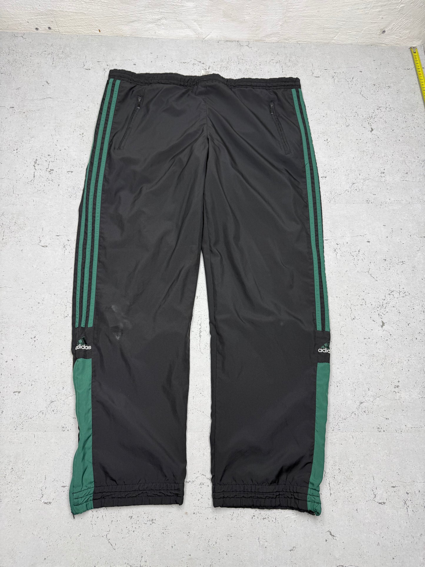 Adidas vintage Trackpants Jogginghose Jogger baggy Fit Streetwear schwarz L