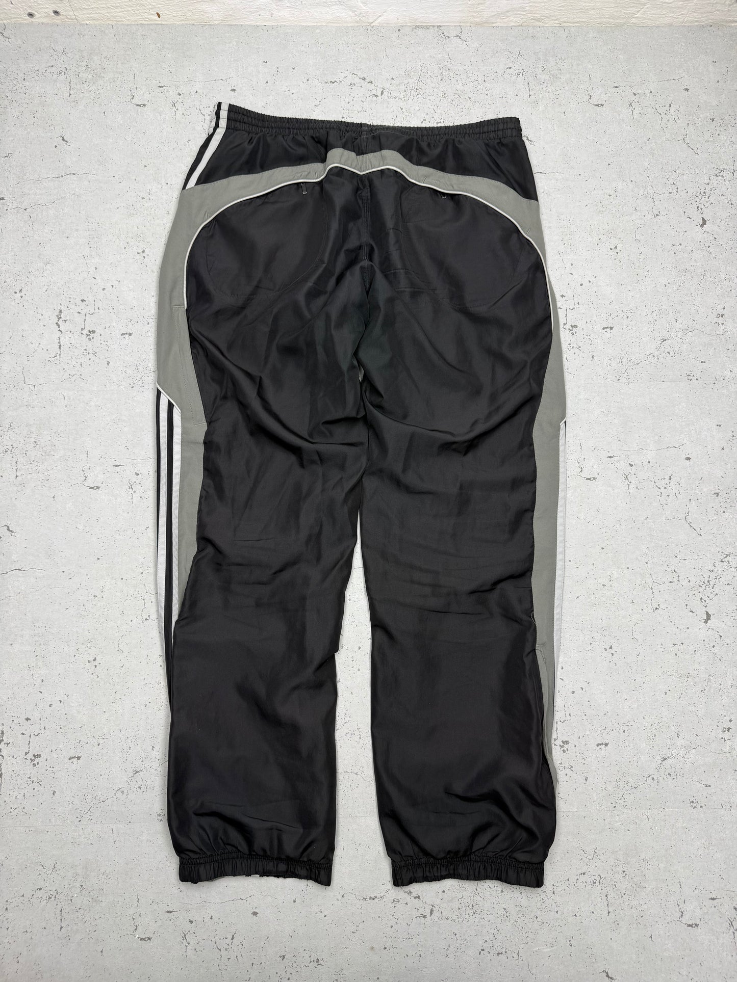 Adidas vintage Trackpants Jogginghose Jogger baggy Fit Streetwear schwarz M