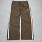 Nike vintage Trackpants Jogginghose Jogger baggy Fit Streetwear braun S