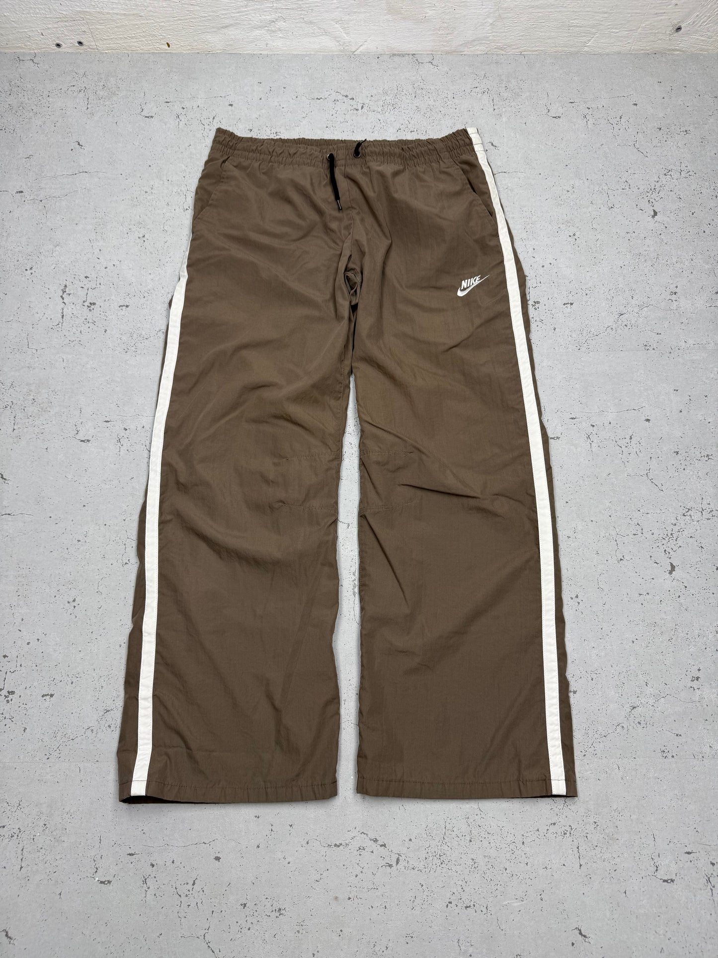 Nike vintage Trackpants Jogginghose Jogger baggy Fit Streetwear braun S