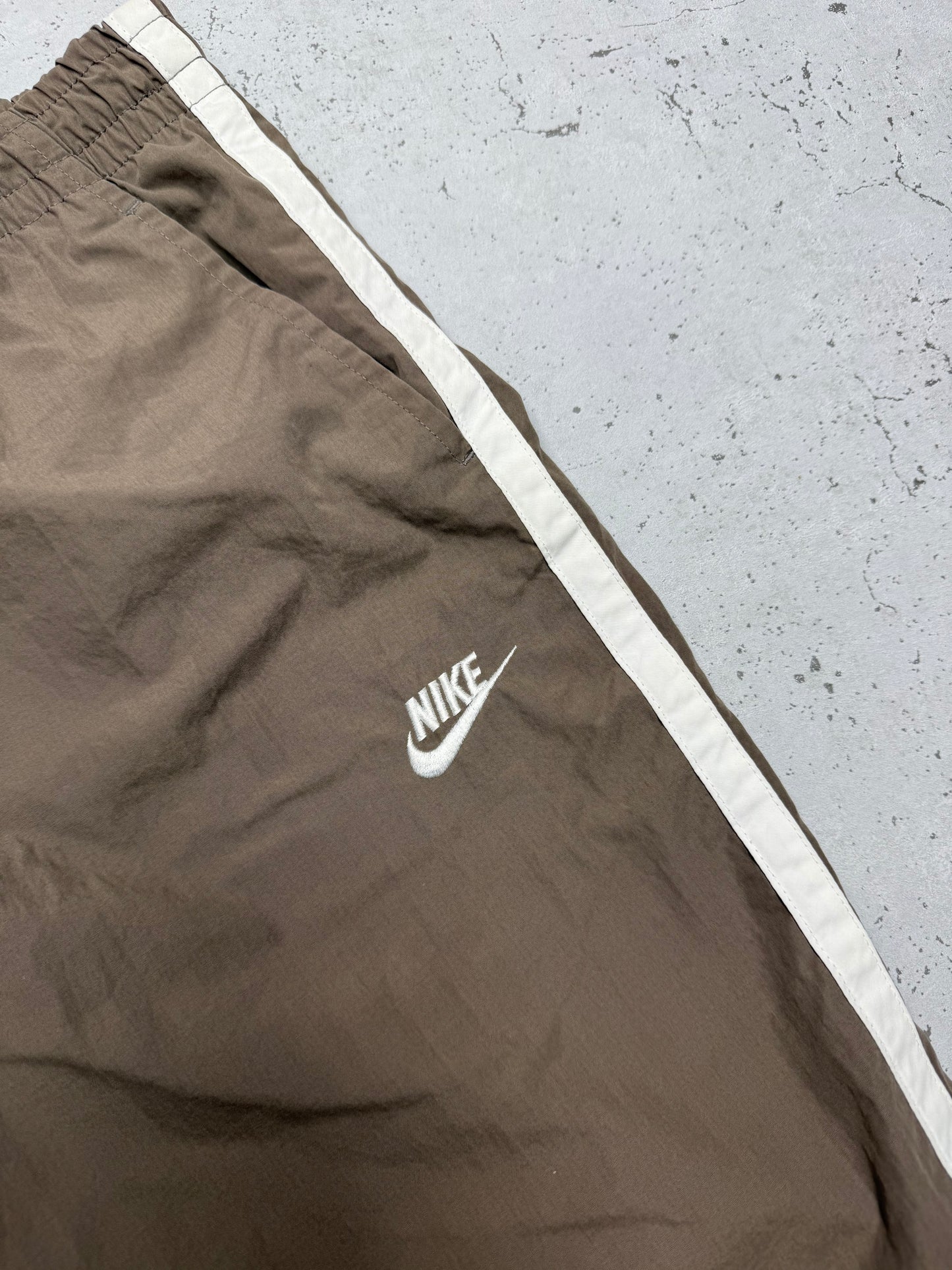 Nike vintage Trackpants Jogginghose Jogger baggy Fit Streetwear braun S