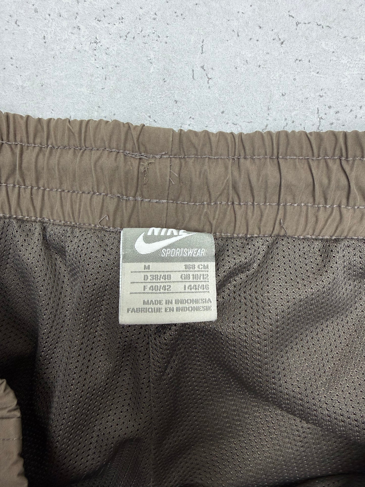 Nike vintage Trackpants Jogginghose Jogger baggy Fit Streetwear braun S