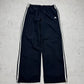 Adidas vintage Trackpants Jogginghose Jogger baggy Fit Streetwear blau M