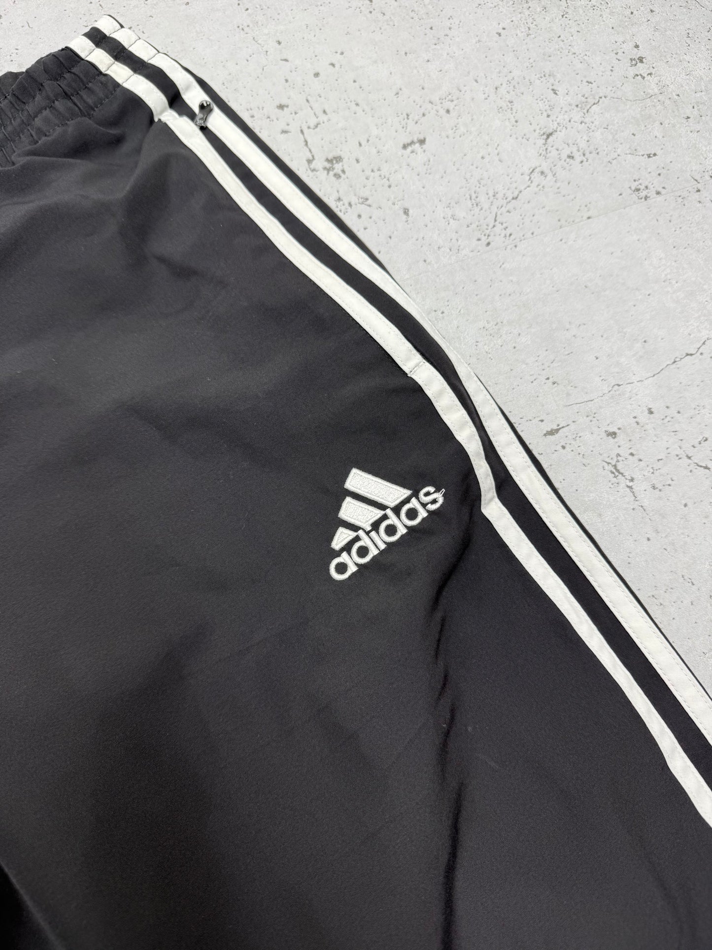 Adidas vintage Trackpants Jogginghose Jogger baggy Fit Streetwear schwarz M