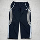 Adidas vintage Trackpants Jogginghose Jogger baggy Fit Streetwear blau M