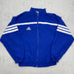 Adidas vintage Trackjacket Windbreaker Jacke blau L