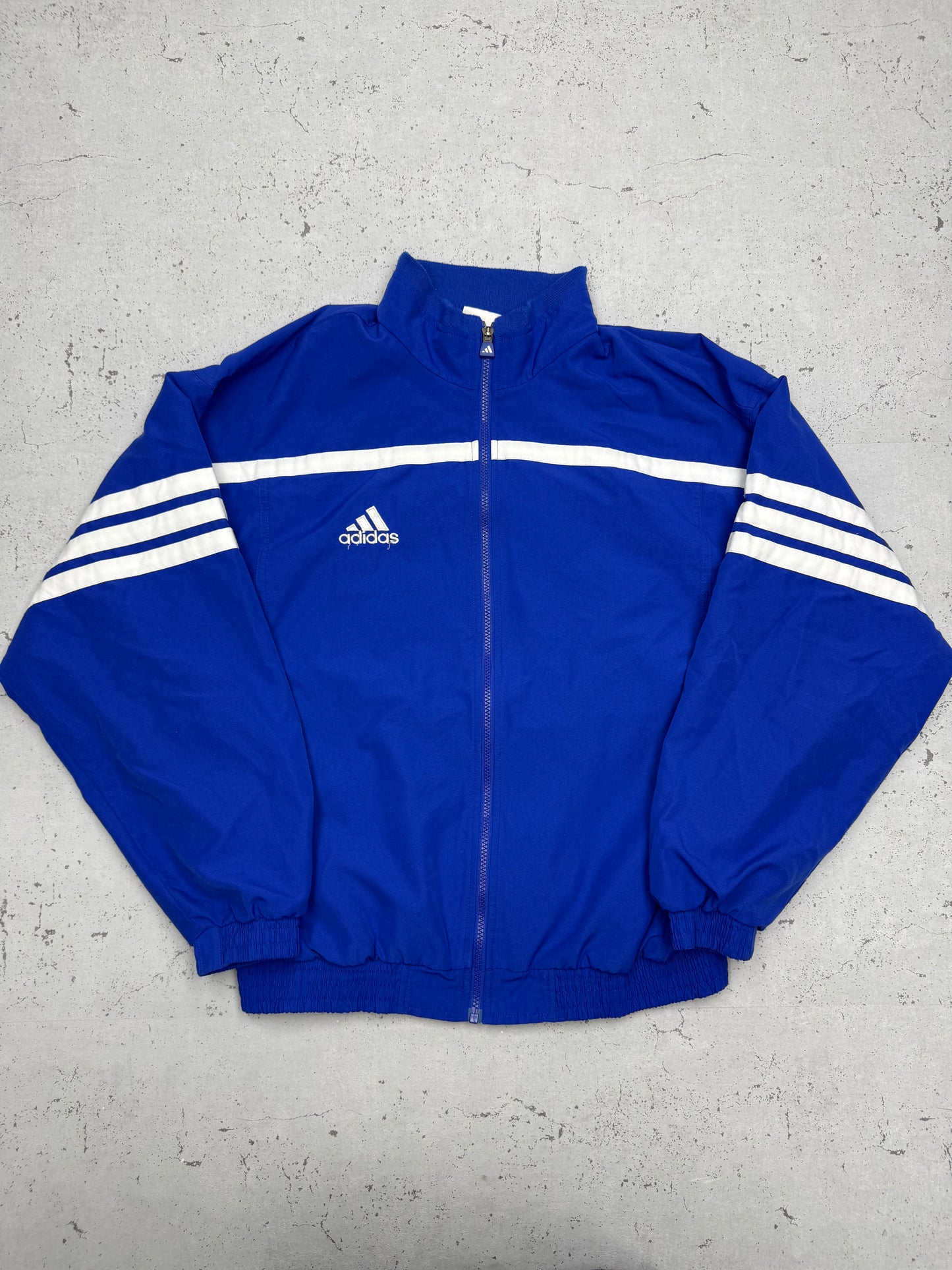 Adidas vintage Trackjacket Windbreaker Jacke blau L