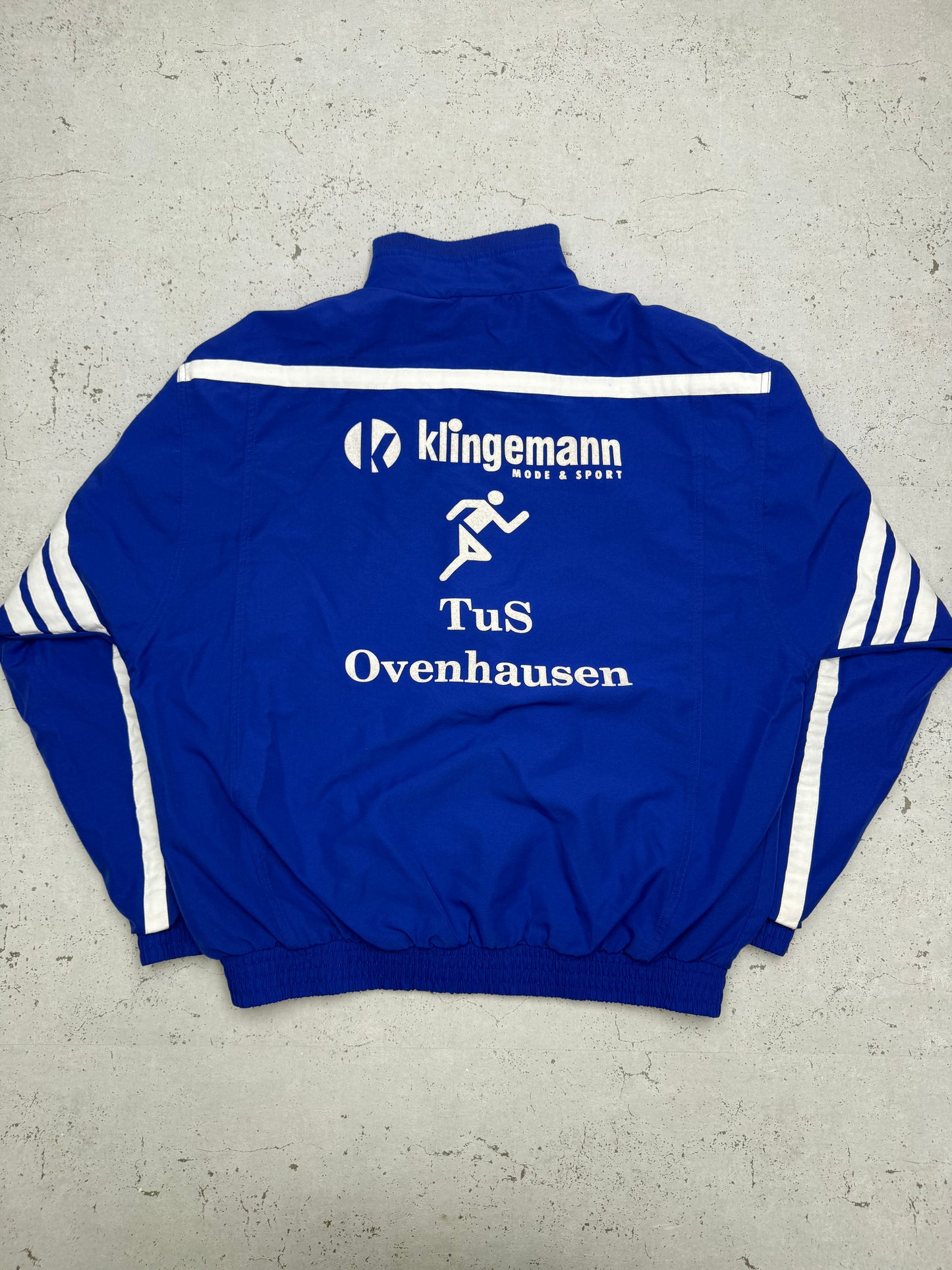 Adidas vintage Trackjacket Windbreaker Jacke blau L