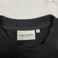 Carhartt vintage big Logo Sweatshirt Sweater Crewneck schwarz L