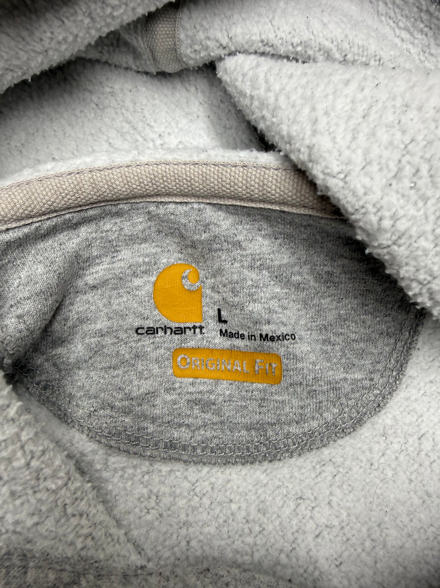 Carhartt vintage Hoodie oversized Fit Pullover Streetwear grau L