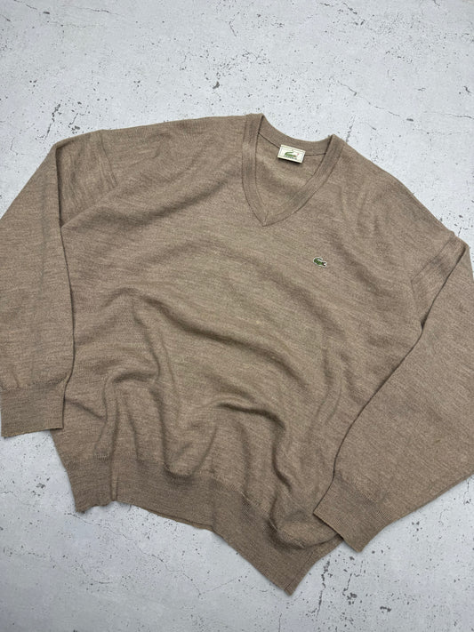 Lacoste vintage Wolle Sweatshirt Sweater Knitwear L